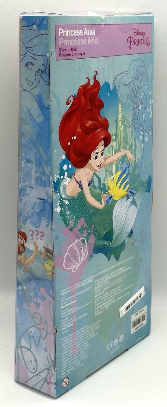 Disney Store Exclusive Princess Ariel 12” Classic Doll w/Ring The Little Mermaid - Picture 2 of 9